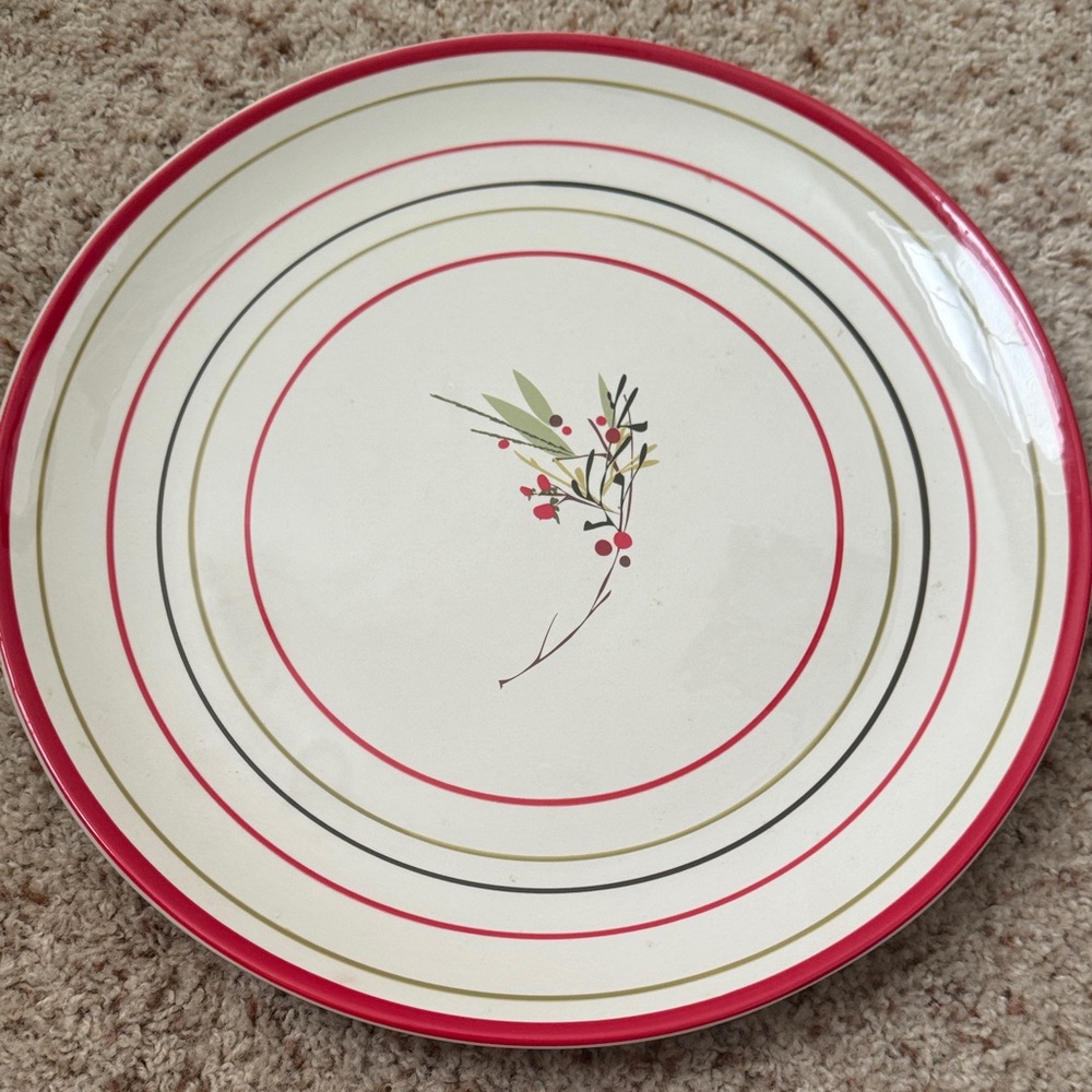 Crate&Barrel Sprig Platter